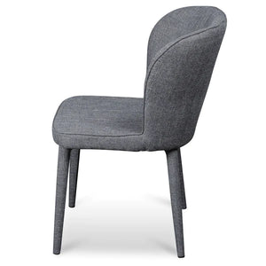 Dark Grey Fabric Dining Chair