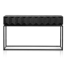 Load image into Gallery viewer, Full Black Wooden Console Table