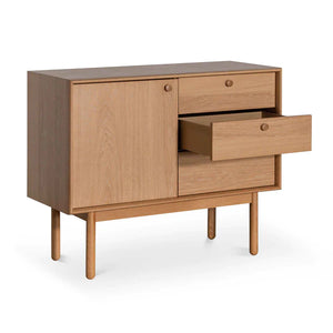 Natural Narrow Wooden Sideboard