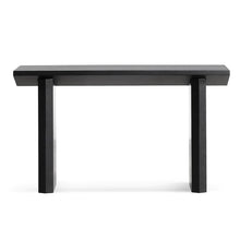 Load image into Gallery viewer, Black Oak Console Table