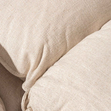 Load image into Gallery viewer, Linen Sand Fabric Corner Sofa