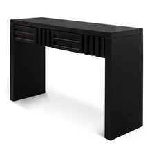 Load image into Gallery viewer, Textured Espresso Black Console Table