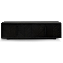 Load image into Gallery viewer, Textured Espresso Black Entertainment Unit